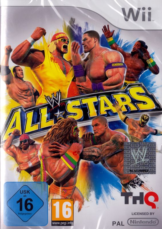 WWE All Stars box art for Wii